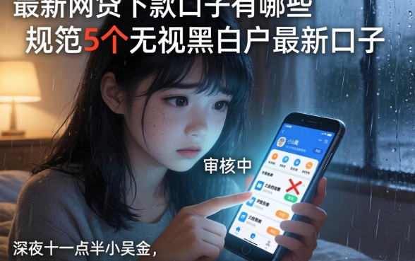 最新网贷下款口子有哪些,规整5个无视黑白户最新口子