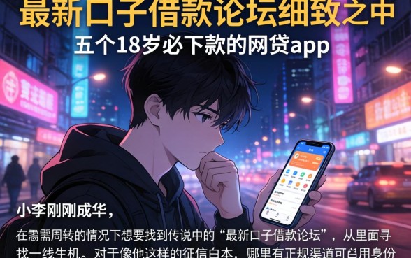最新口子借款论坛，细致阐述五个18岁必下款的网贷app