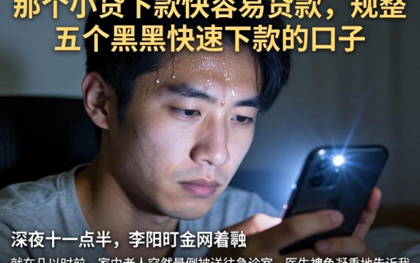 那个小贷下款快容易贷款，规整五个黑户快速下款的口子