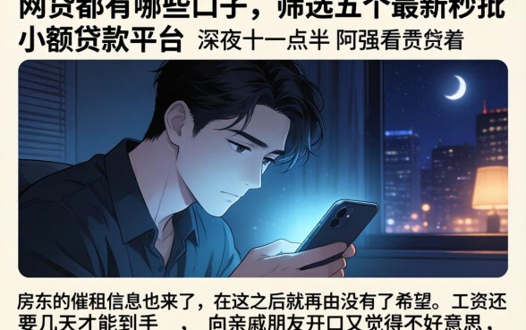 网贷都有哪些口子，筛选五个最新秒批小额贷款平台
