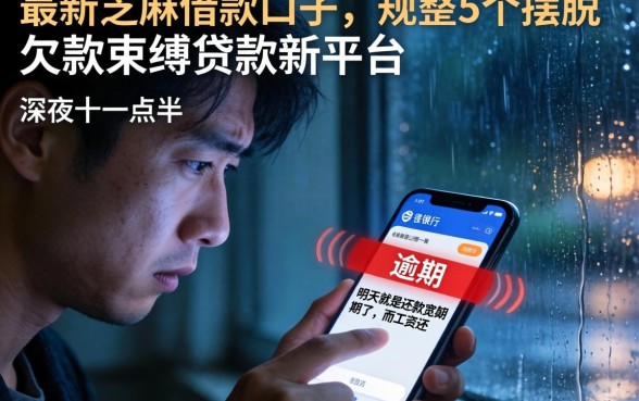 最新芝麻借款口子，规整5个摆脱欠款束缚贷款新平台