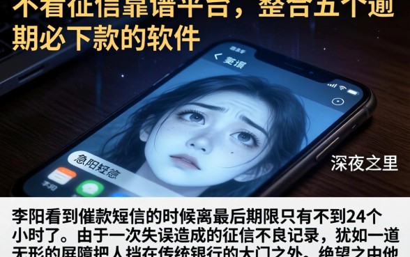 不看征信靠谱平台，整合五个逾期必下款的软件