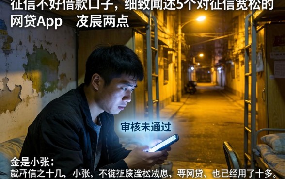 征信不好借款口子,细致阐述5个对征信宽松的网贷app