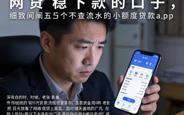 网贷稳下款的口子,细致阐述五个不查流水的小额度贷款app
