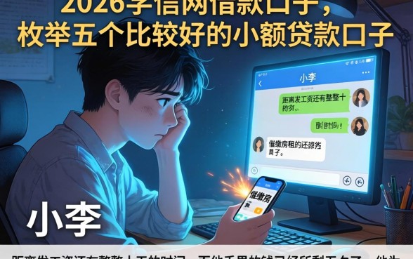 2026学信网借款口子，枚举五个比较好的小额贷款口子