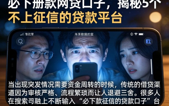 必下册款网贷口子，揭秘5个不上征信的贷款平台