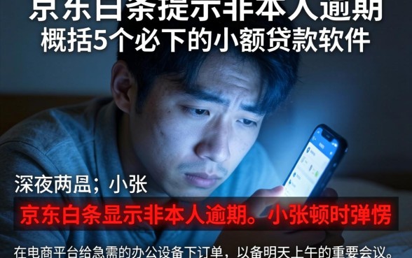 京东白条提示非本人逾期，概括5个必下的小额贷款软件