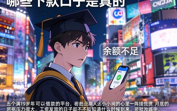 哪些下款口子是真的，详细阐述五个满19岁可以借款的平台