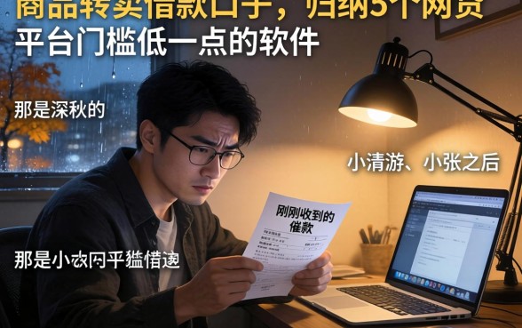 商品转卖借款口子，归纳5个网贷平台门槛低一点的软件