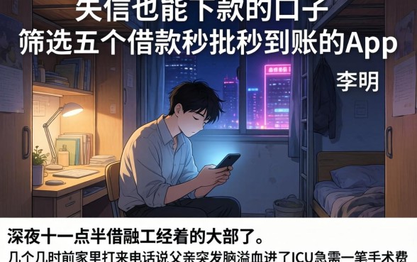 失信也能下款的口子,筛选五个借款秒批秒到账的app