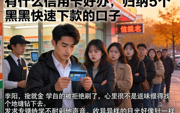 有什么信用卡好办，归纳5个黑户快速下款的口子