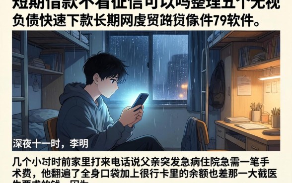 短期借款不看征信可以吗，整理五个无视负债快速下款长期网贷的软件