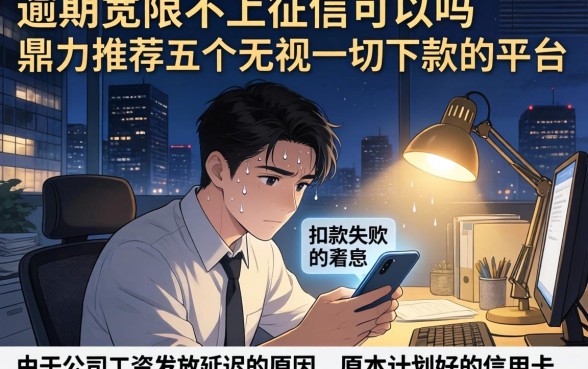 逾期宽限不上征信可以吗,鼎力推荐五个无视一切下款的平台