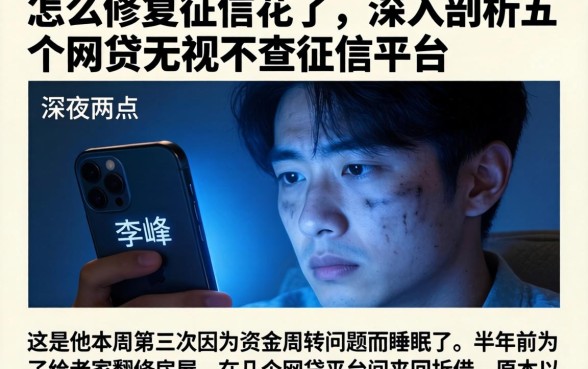 怎么修复征信花了，深入剖析五个网贷无视不查征信平台