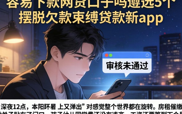 容易下款网贷口子吗，遴选5个摆脱欠款束缚贷款新app