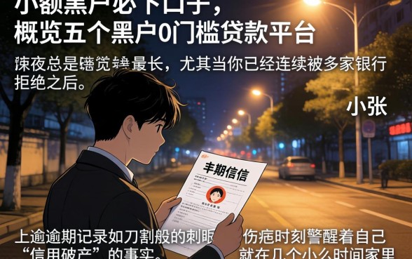 小额黑户必下口子,概览五个黑户0门槛贷款平台