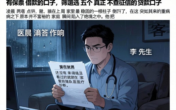 有保单借款的口子,筛选五个真正不查征信的贷款口子