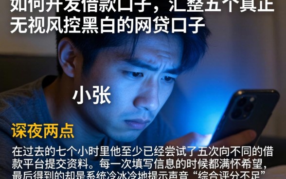 如何开发借款口子，汇整五个真正无视风控黑白的网贷口子