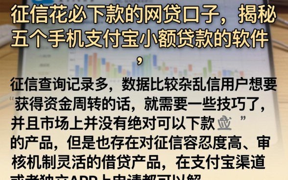 征信花必下款的网贷口子，揭秘五个手机支付宝小额贷款的软件