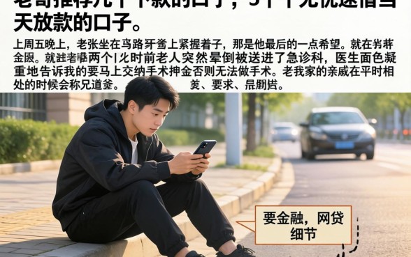 老哥推荐几个下款的口子，详细阐述5个无忧速借当天放款的口子