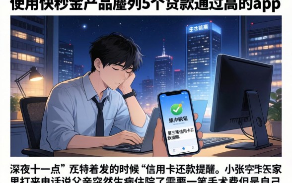 使用快秒金产品，胪列5个贷款通过高的app