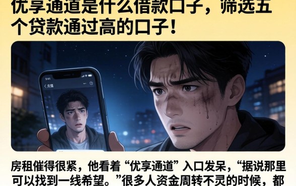 优享通道是什么借款口子，筛选五个贷款通过高的口子