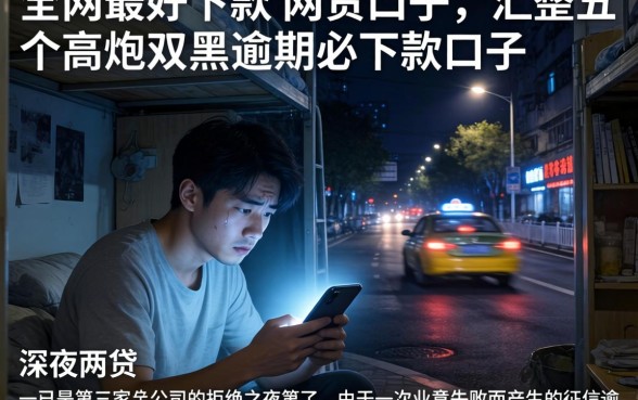 全网最好下款的网贷口子,汇整五个高炮双黑逾期必下款口子