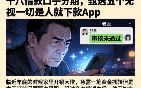 十八借款口子分期，甄选五个无视一切是人就下款app