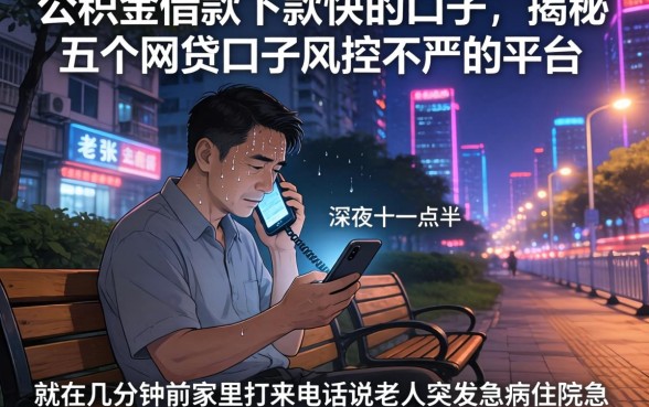 公积金借款下款快的口子,揭秘五个网贷口子风控不严的平台