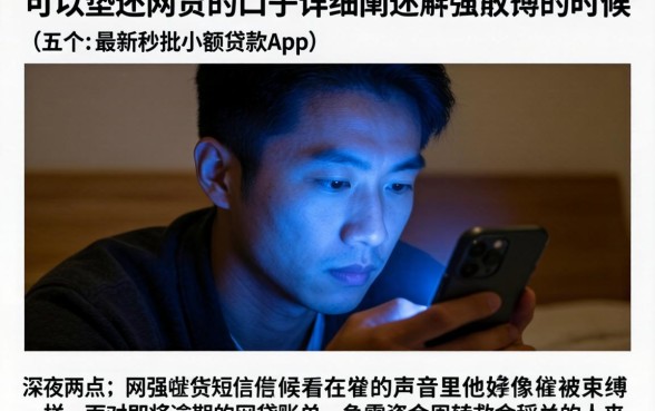 可以垫还网贷的口子，详细阐述五个最新秒批小额贷款app