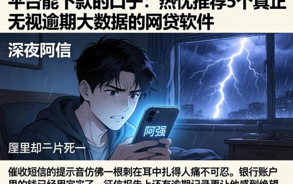 平台能下款的口子，热忱推荐5个真正无视逾期大数据的网贷软件