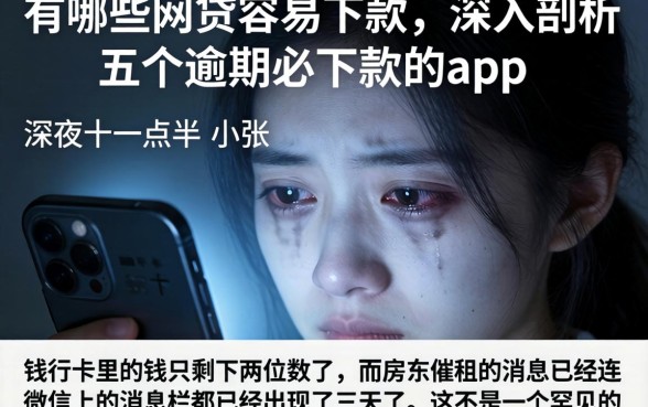 有哪些网贷容易下款，深入剖析五个逾期必下款的app