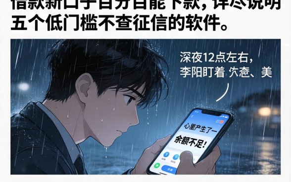 借款新口子百分百能下款，详尽说明五个低门槛不查征信的软件