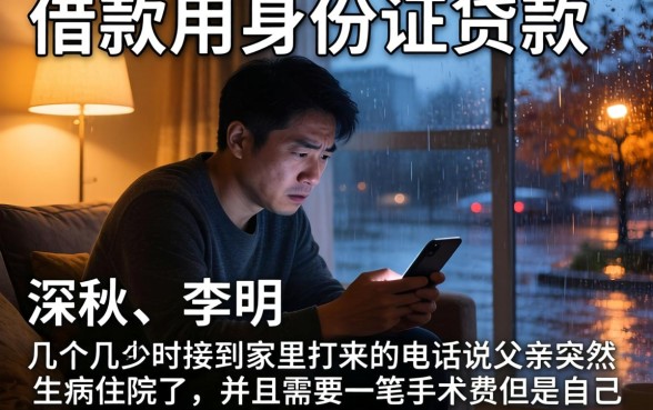 借款用身份证贷款，详细阐述五个无视评分的贷款平台