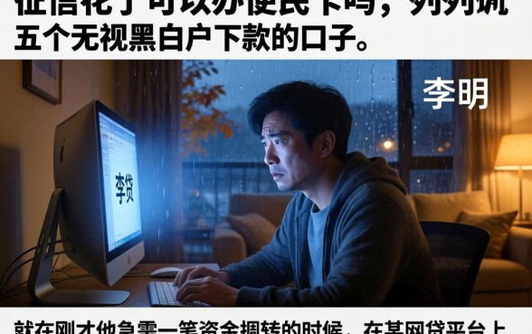 征信花了可以办便民卡吗，胪列五个无视黑白户下款的口子