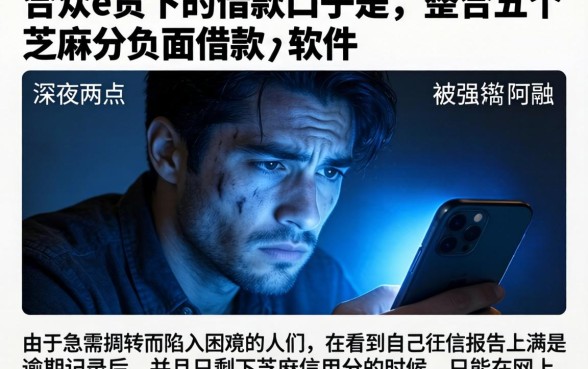 合众e贷下的借款口子是，整合五个芝麻分负面借款的软件