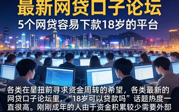 最新网贷口子论坛,概括5个网贷容易下款18岁的平台