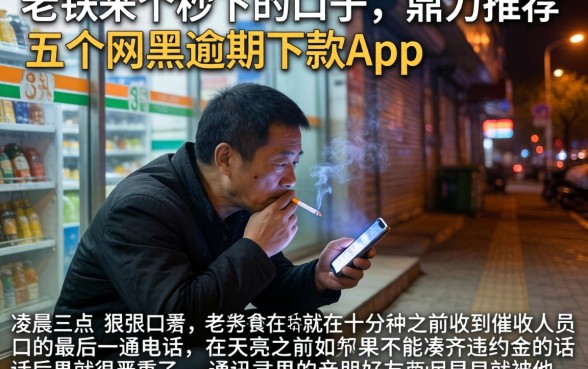 老铁来个秒下的口子,鼎力推荐五个网黑逾期下款app