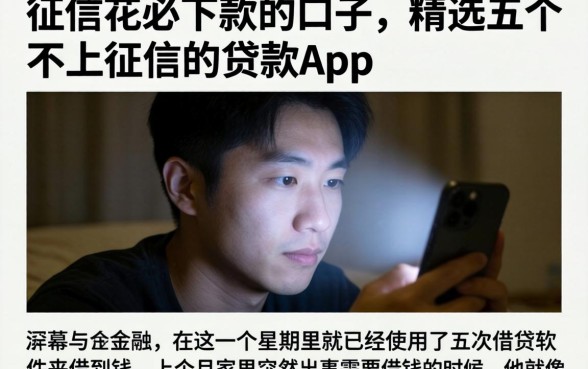 征信花必下款的口子，精选五个不上征信的贷款app