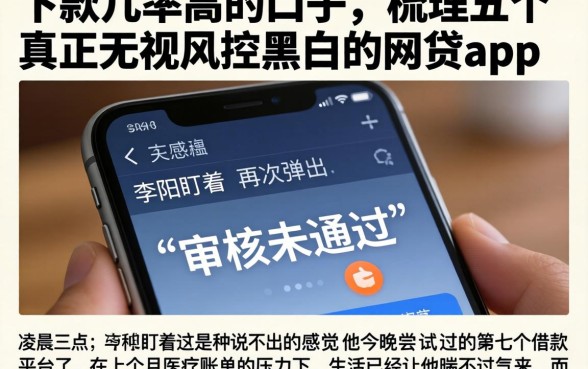 下款几率高的口子，梳理五个真正无视风控黑白的网贷app