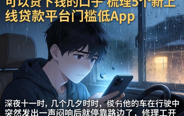 可以贷下钱的口子，梳理5个新上线贷款平台门槛低app