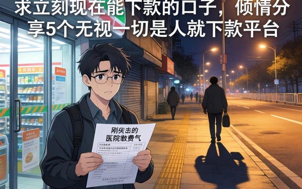 求立刻现在能下款的口子，倾情分享5个无视一切是人就下款平台