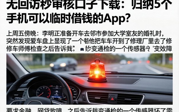 无回访秒审核的口子下载，归纳5个手机可以临时借钱的app