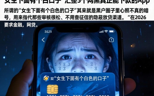 女生下面有个白色的口子，汇整5个网黑真正能下款的app
