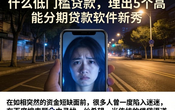 什么低门槛的贷款，理出5个高能分期贷款软件新秀