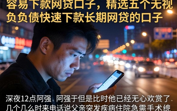 容易下款的网贷口子，精选五个无视负债快速下款长期网贷的口子