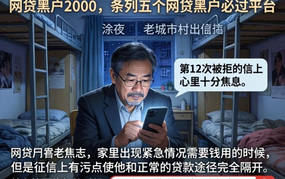 网贷黑户2000，条列五个网贷黑户必过平台