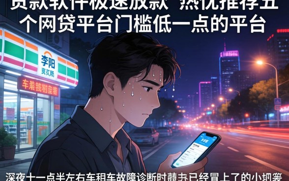 贷款软件极速放款，热忱推荐五个网贷平台门槛低一点的平台