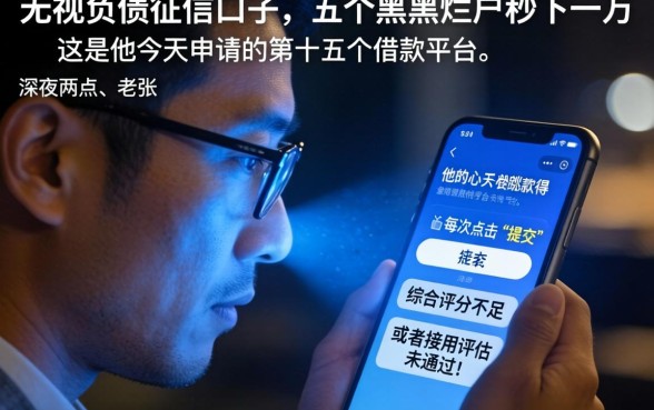 无视负债征信口子,详细阐述五个黑户烂户秒下一万