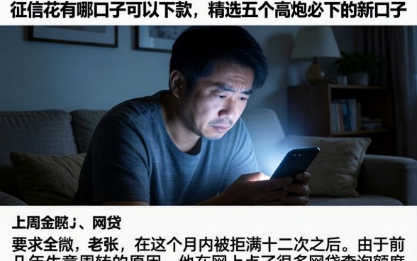 征信花有哪口子可以下款，精选五个高炮必下的新口子